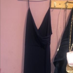 Vestido de noche azul marino